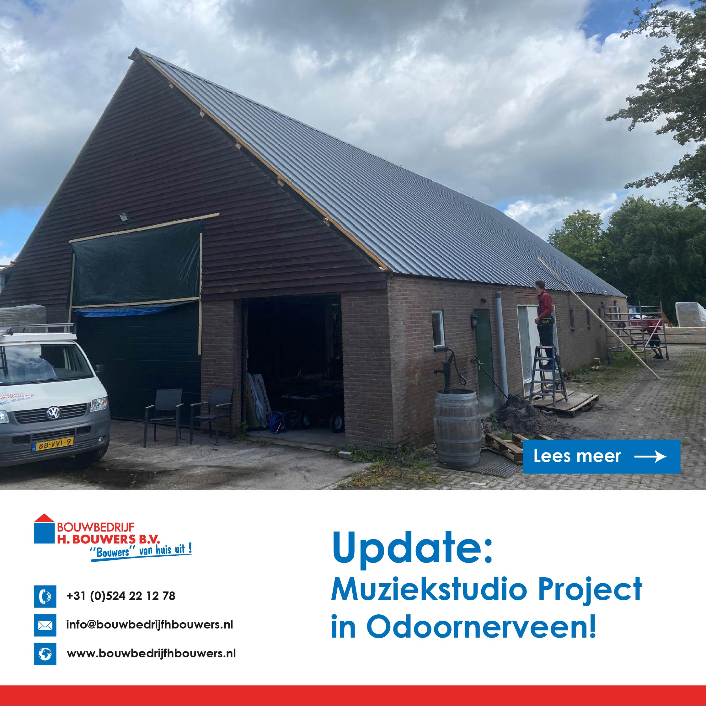 Update: Muziekstudio Project in Odoornerveen! 