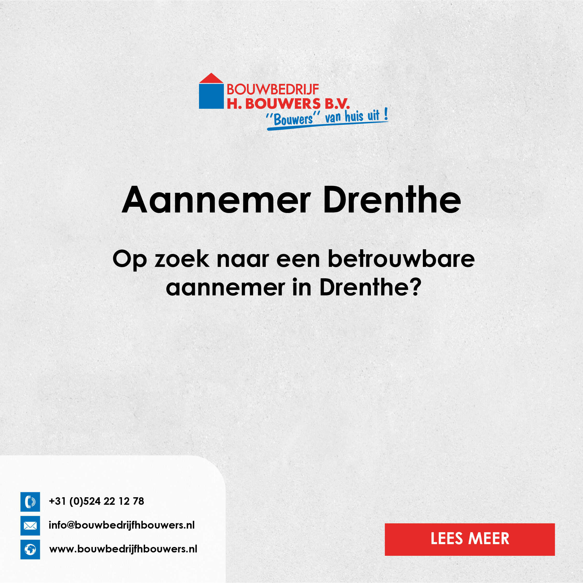 Aannemer Drenthe