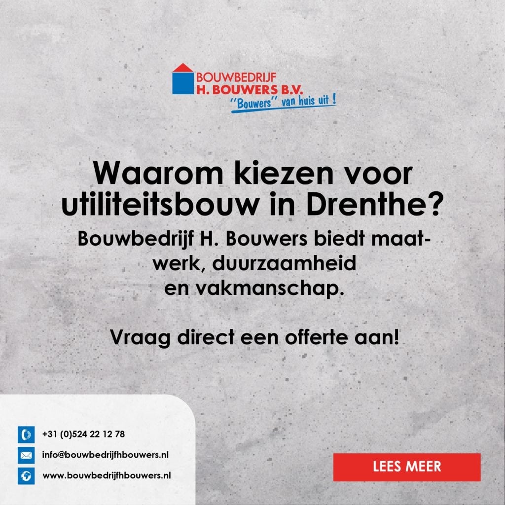 Utiliteitsbouw in Drenthe