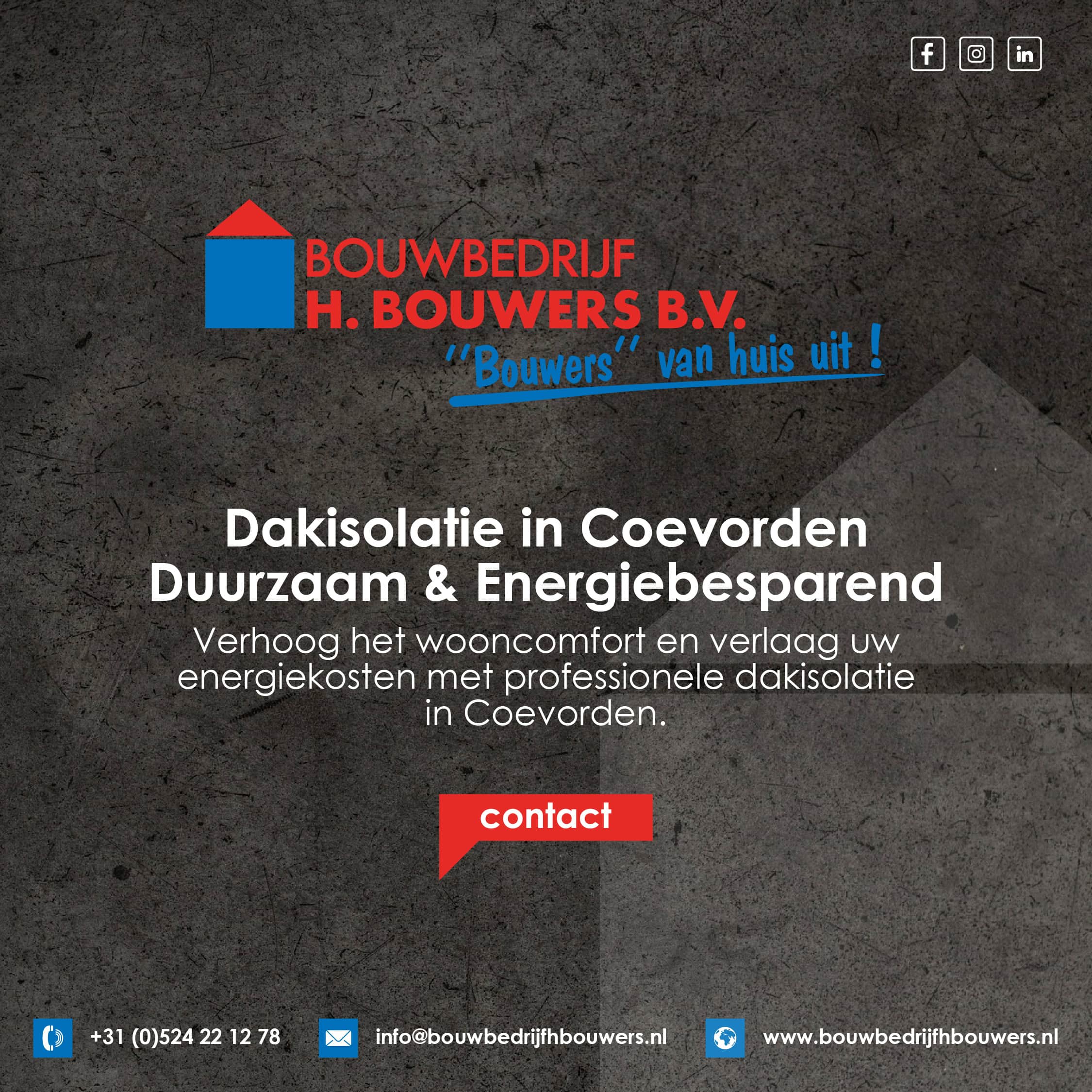 Dakisolatie in Coevorden