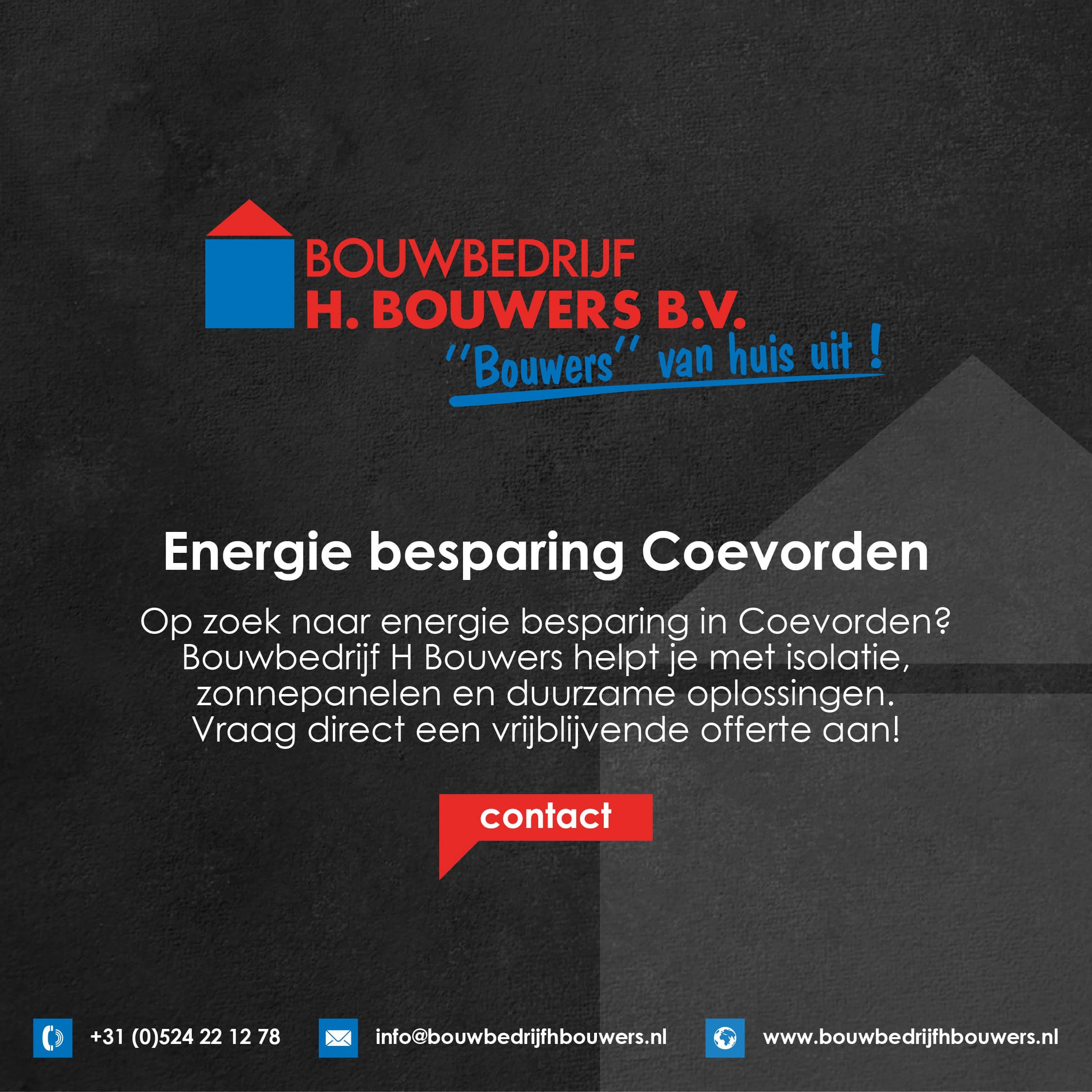 Energie besparing Coevorden