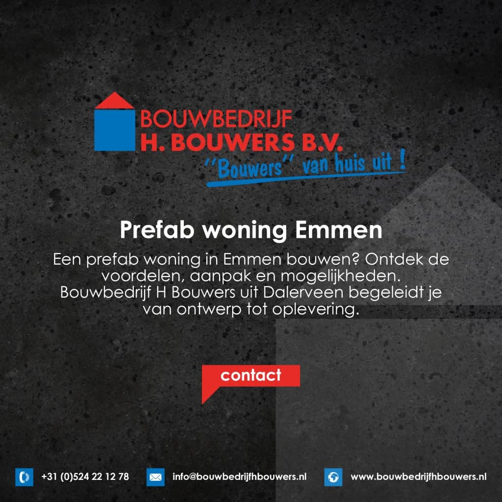 Prefab woning Emmen