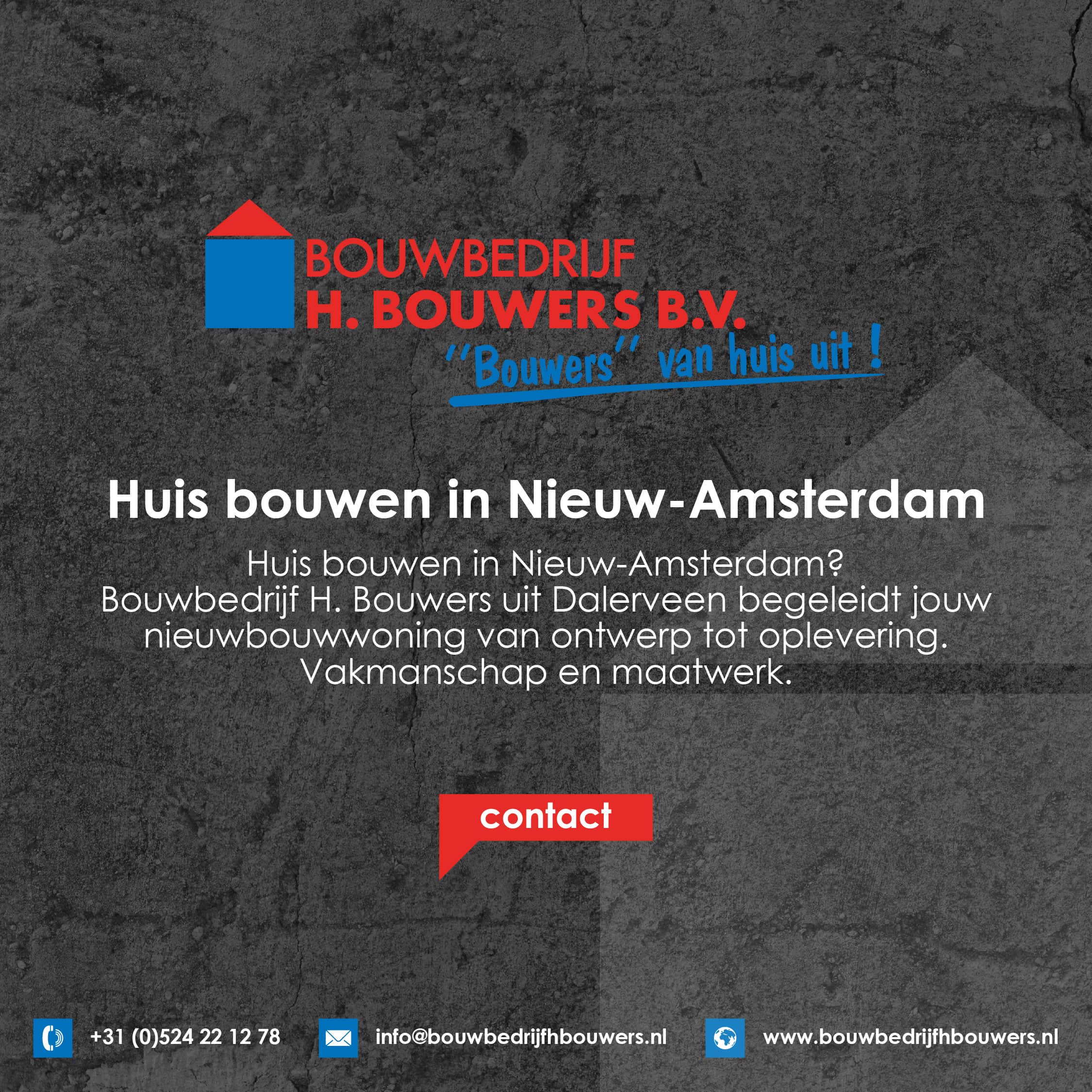 Huis bouwen in Nieuw-Amsterdam
