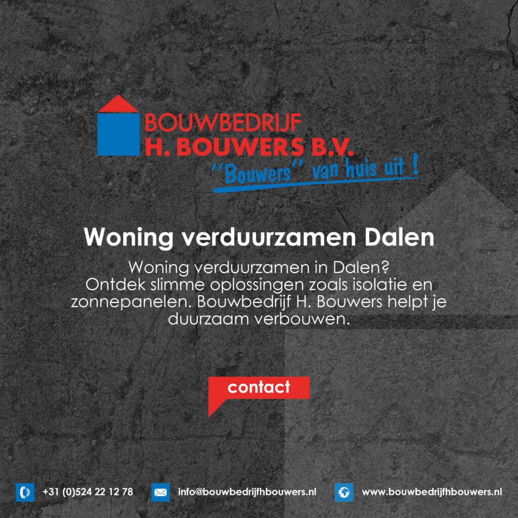 Woning verduurzamen Dalen