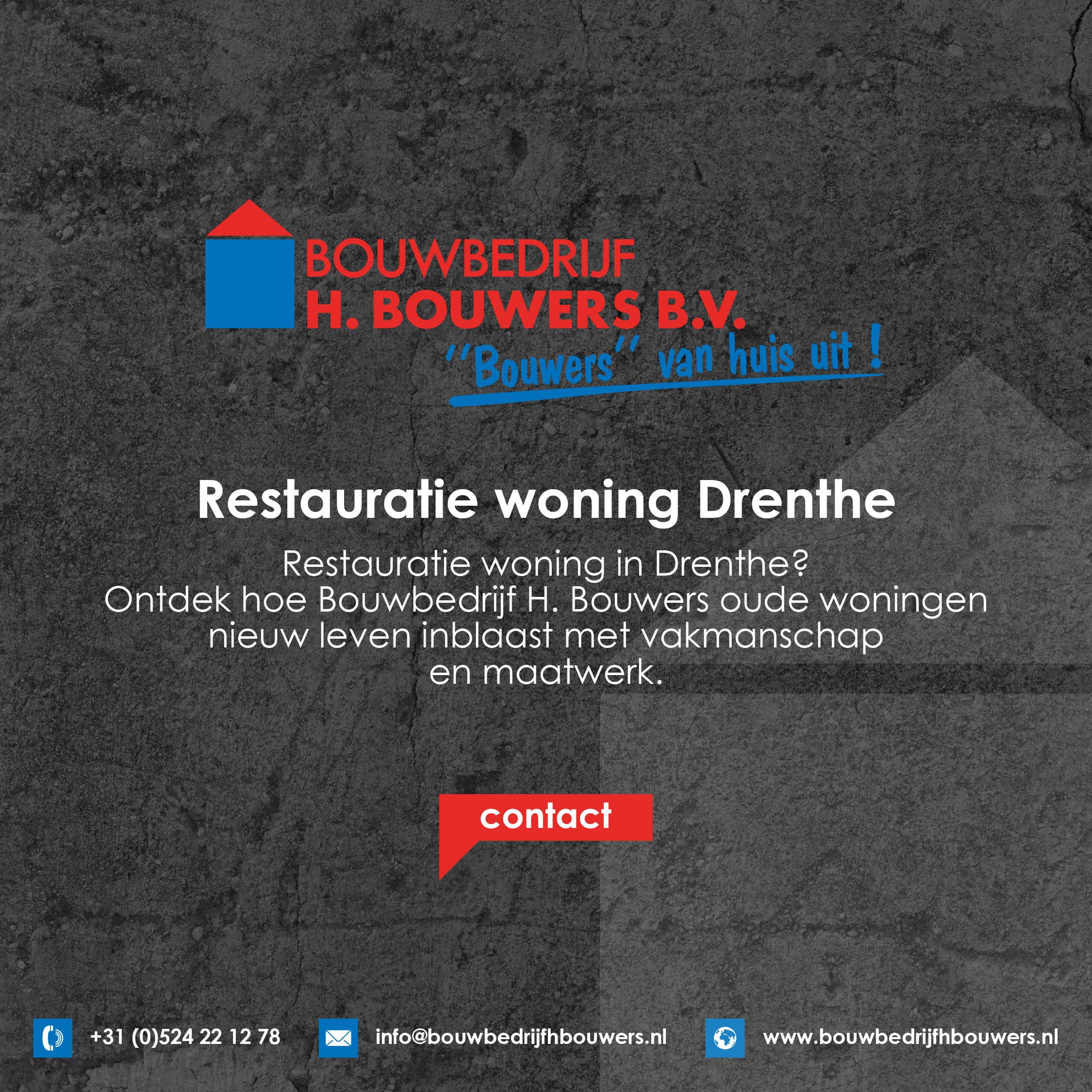 Restauratie woning Drenthe