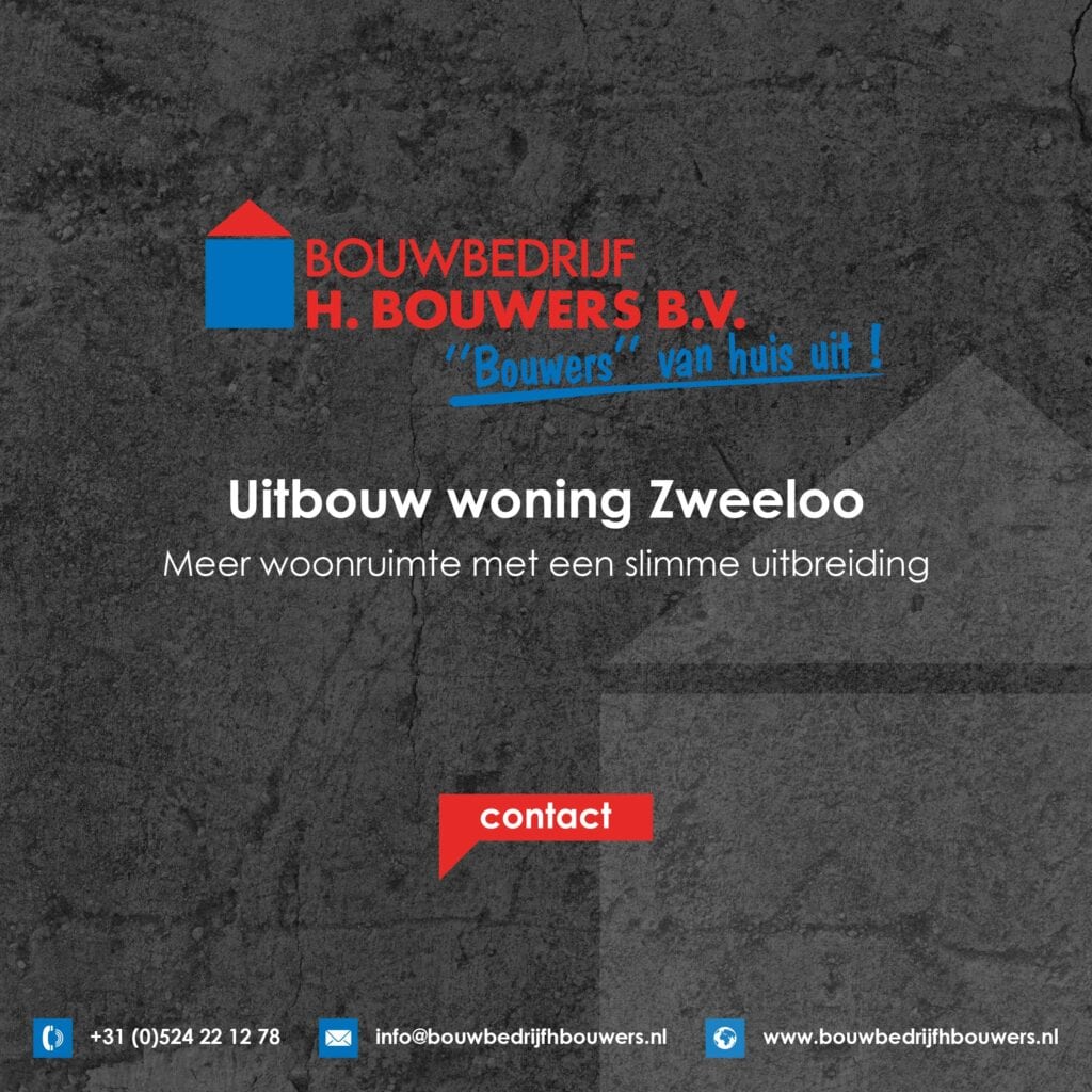 Uitbouw woning Zweeloo