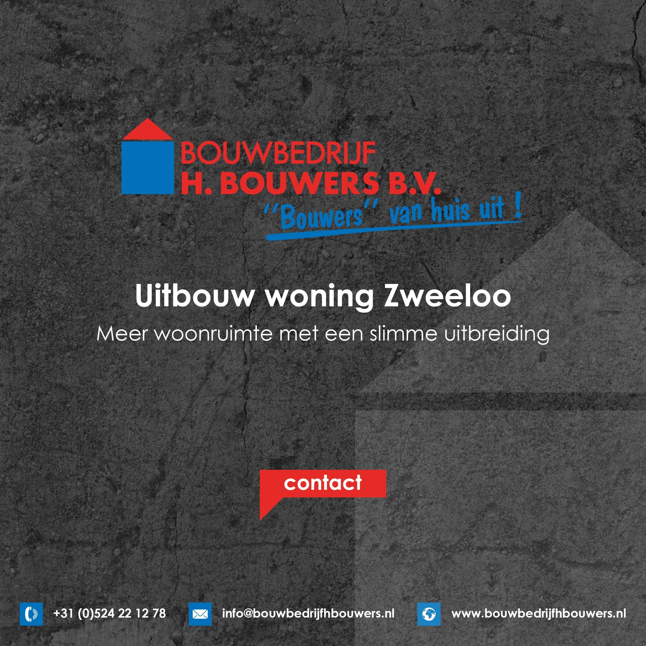 Uitbouw woning Zweeloo