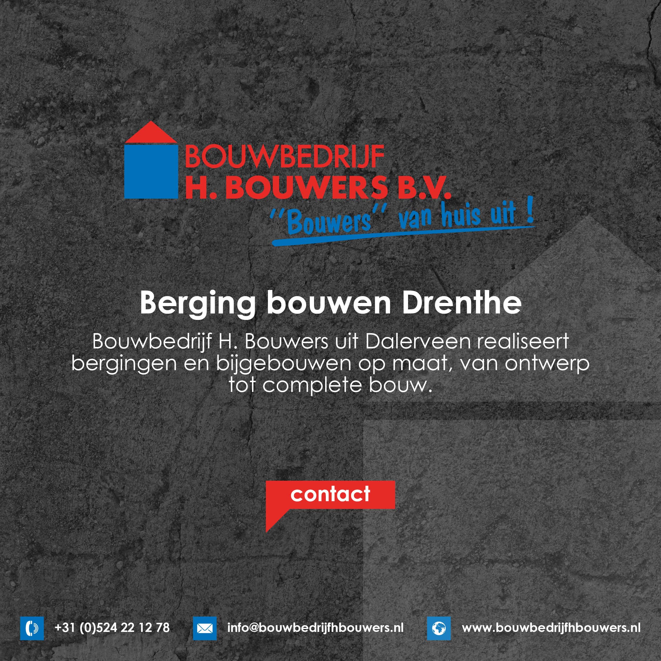 Berging bouwen Drenthe